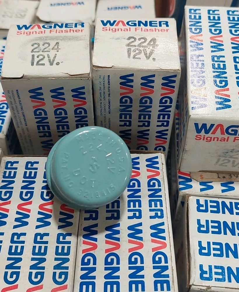 Wagner 224 Signal Flasher BLUE NOS