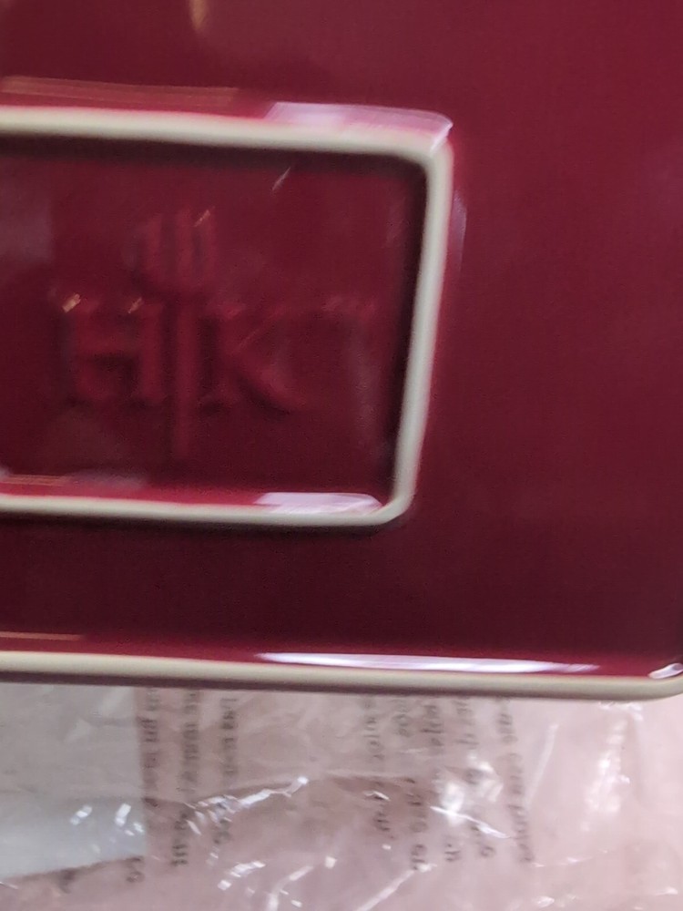 HELL'S KITCHEN Rectangular Baker 1.25 Qt - Red - N.I.B