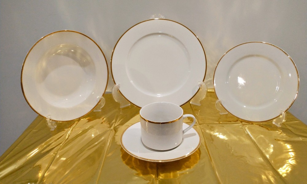Collectible Wallace Silversmith Gold Plume Tableware