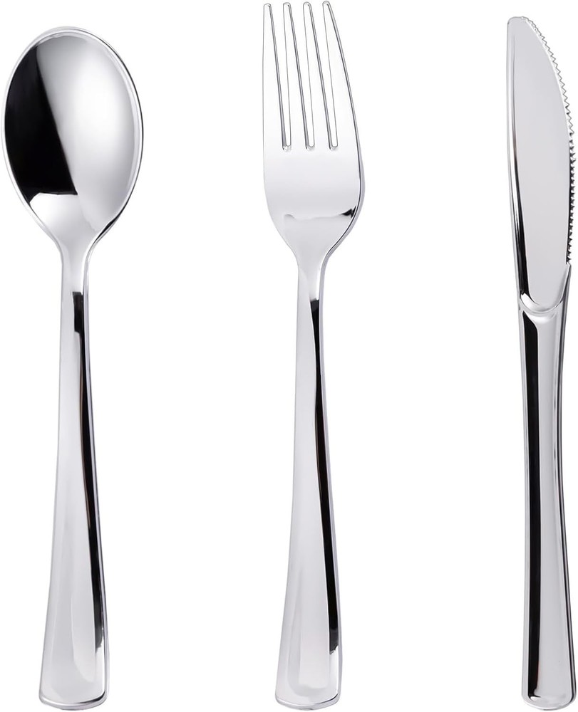 Gold Plastic Sierware - Disposable Gold Plastic Sierware Cutlery