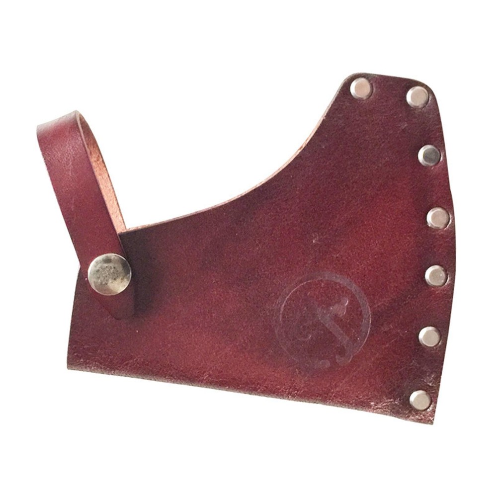 Leather Axe Head Sheath/axe Case/blade Protect Cover Brown02