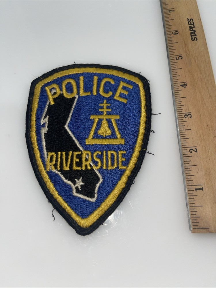 Riverside California CA Police Patch