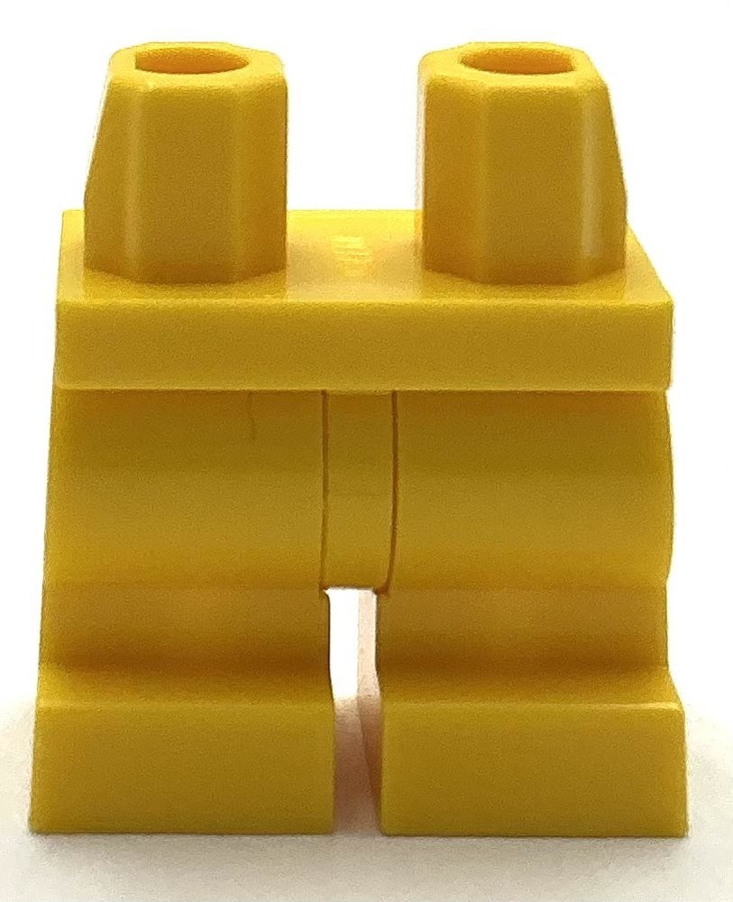 Lego New Yellow Yellow Minifigure Pants Medium Legs Plain Part