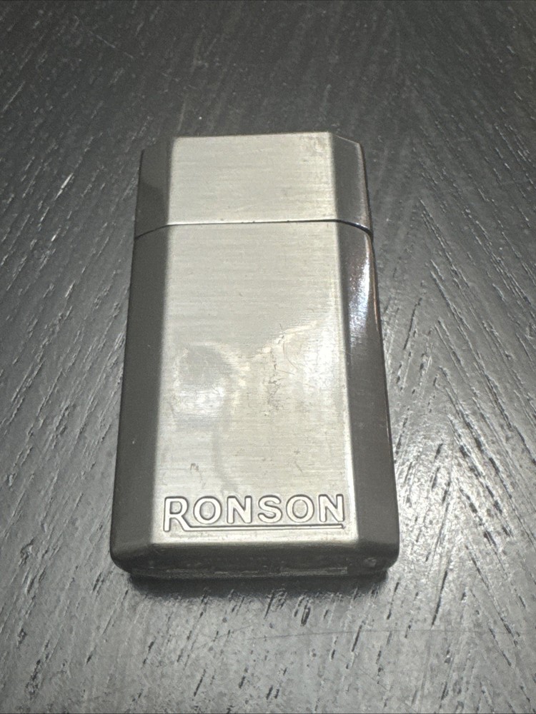 Working Vintage Ronson Jet Lite Butane Lighter Cigar Cigarette Lighter