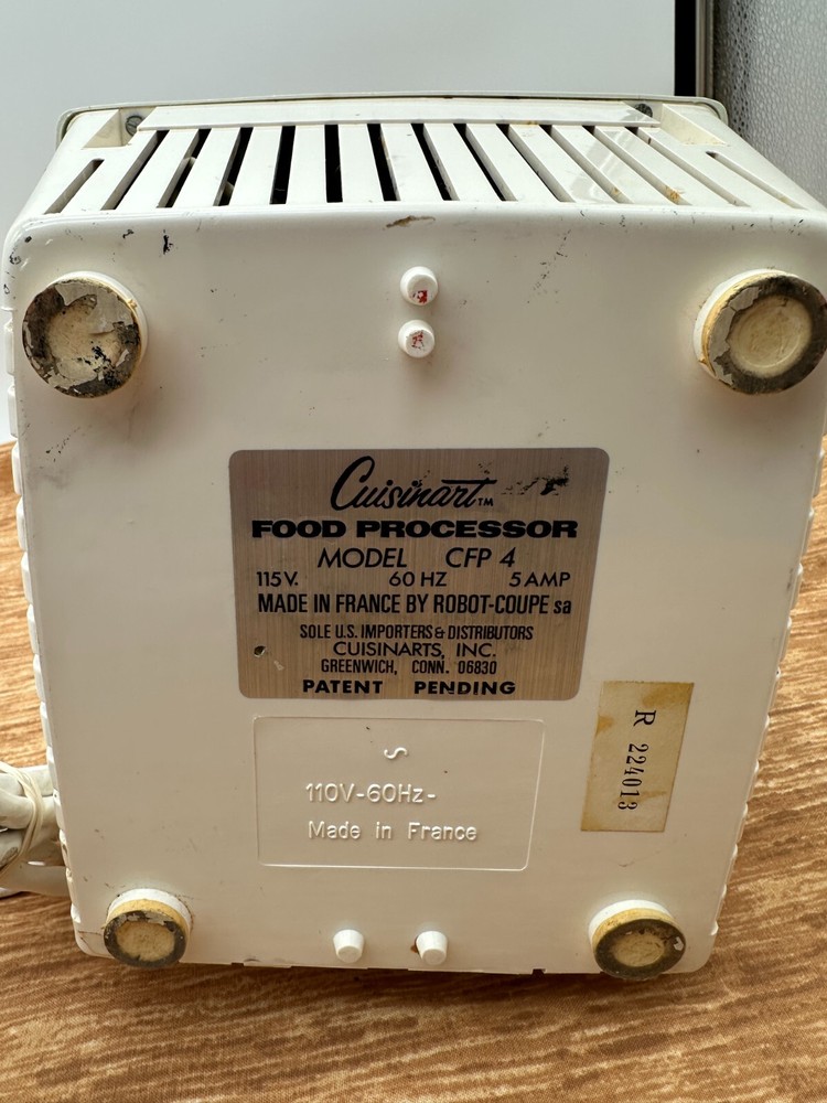Cuisinart Food Processor CFP-4 Motor Only, Base