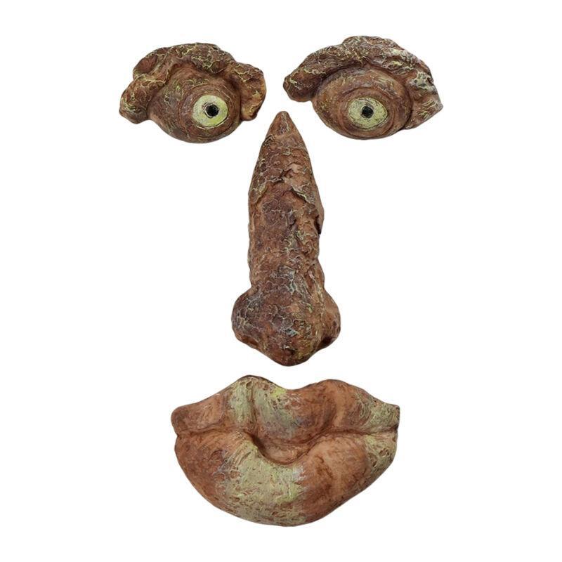 Tree Faces Decor Old Man Tree Hugger Bark Ghost Face for Halloween Easter Garden