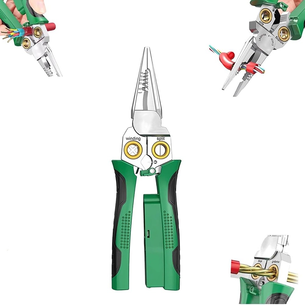 8 in 1 Wire Stripper with Voltage Tester Multi-function Electric Wire Stripping