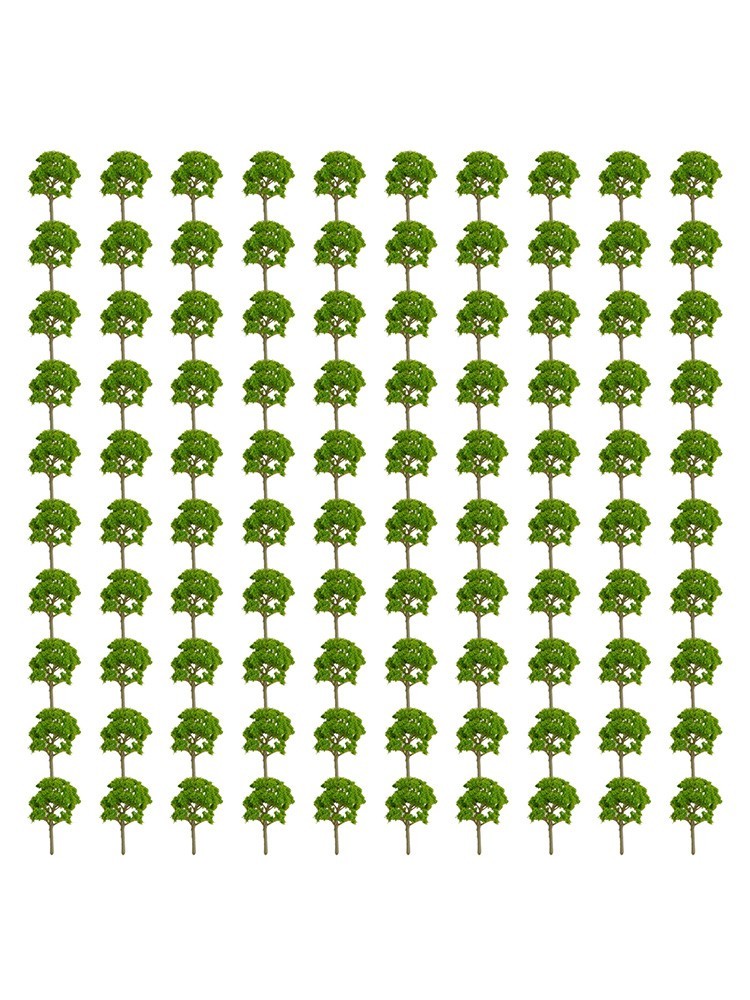 10Pcs 9cm HO OO Scale Model Trees Train Railroad Layout Diorama Scenery