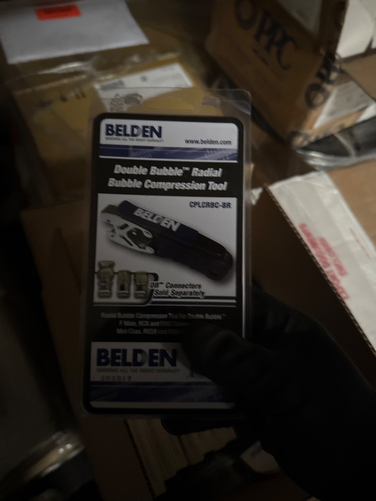 Belden CPLCRBC-BR Double Bubble radial compression tool