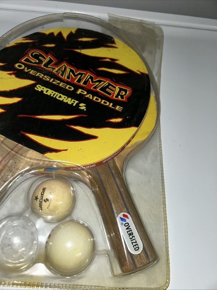 Slammer Oversized DP Table Tennis Racket Two Sided - Two Rackets, Ping Pong.