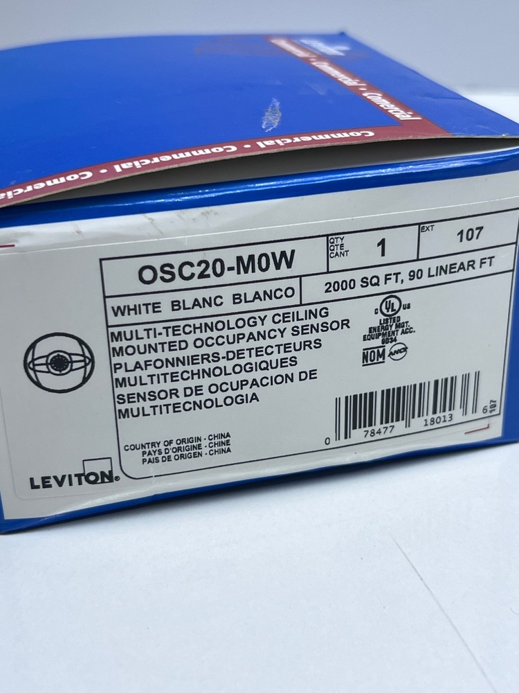 Leviton OSC20-M0W Ceiling Mount Occupancy Sensor