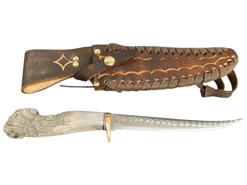 Ken Richardson Custom Handmade Scrimshawed Fillet Blade