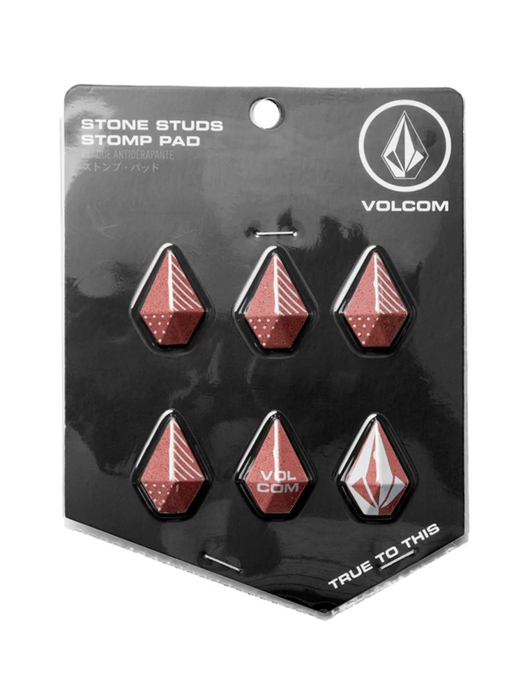 VOLCOM STONE SNOWBOARDING STUDS STOMP PAD - PINK
