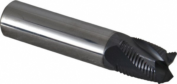 Accupro 5/8" Diam, Fine Pitch, 3/4" LOC, 4 Flute Solid Carbide Roughing Squar...
