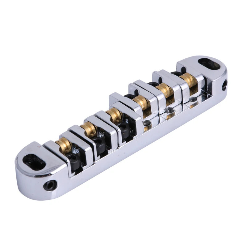 Adjustable Tune-O-Matic Bridge & Tailpiece Roller Saddle for LP Les Paul