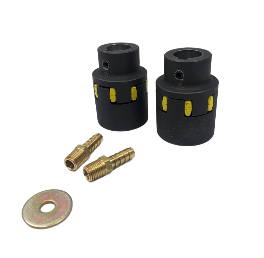 2PC CH16-GE-T 1" Hydraulic Quick Connect Coupler Fitting