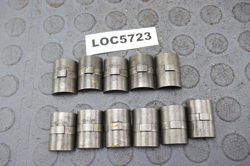 HARDINGE ( 5/8'' SQUARE ) B6 COLLET PADS  READ DESCRIPTION ! LOC5723