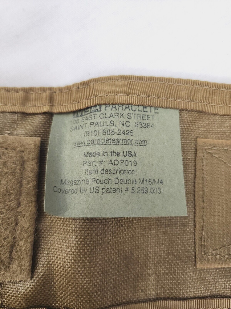 Paraclete Mag Pouch Double ADP019 Coyote Cag Sof Devgru Seal