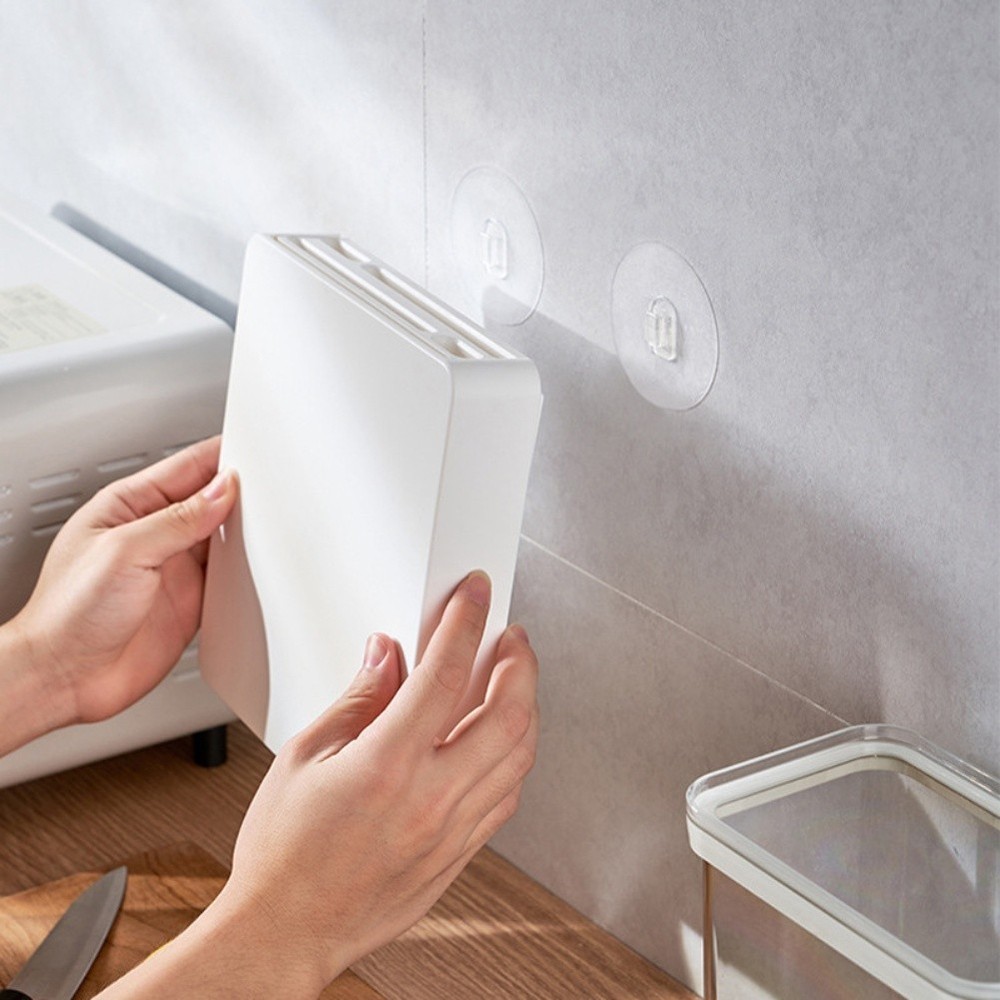 Space Saving Wall Mounted Rack Household Tool Storage Shelf Dust Proof Design