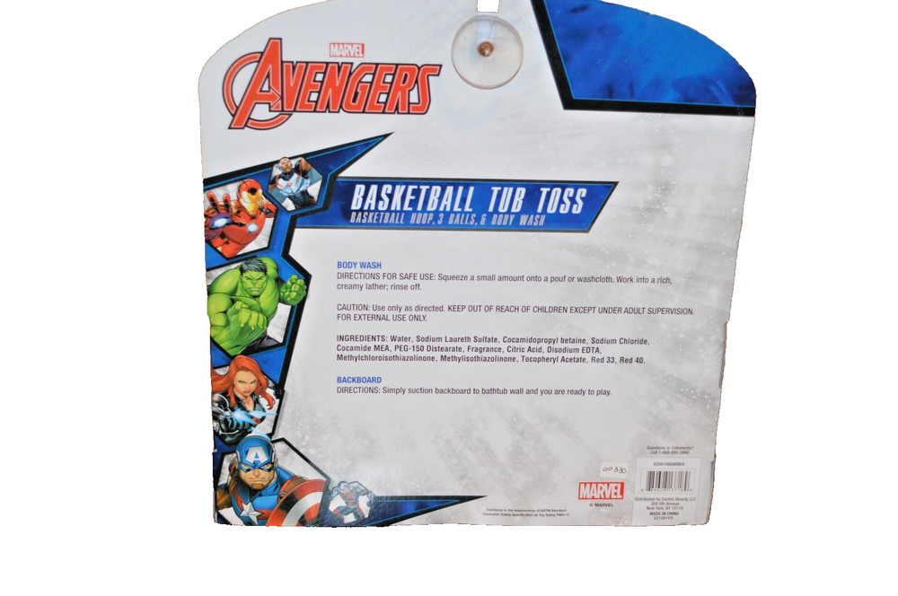Marvel Avengers Basketball Tub Toss