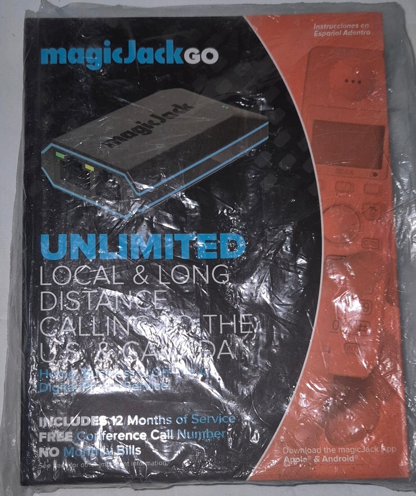 MagicJack Go (K1103G) Digital Phone Service