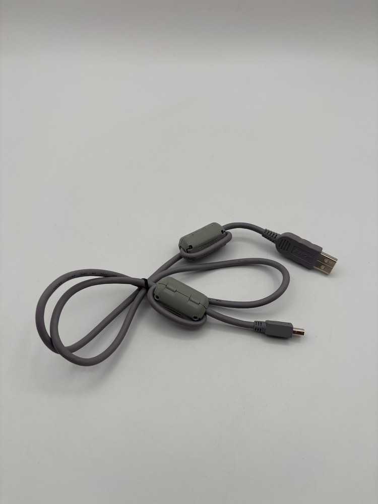 Sony OEM USB Data Cable Grey USB-A to Mini-USB 5-Pin w/ Ferrite