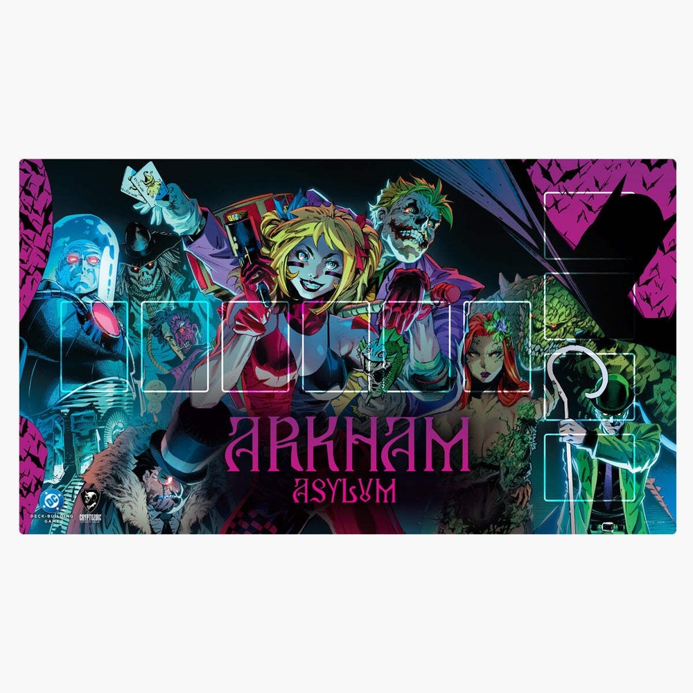 DC Deck-Building Game: Arkham Asylum Playmat (Gen Con 2025)