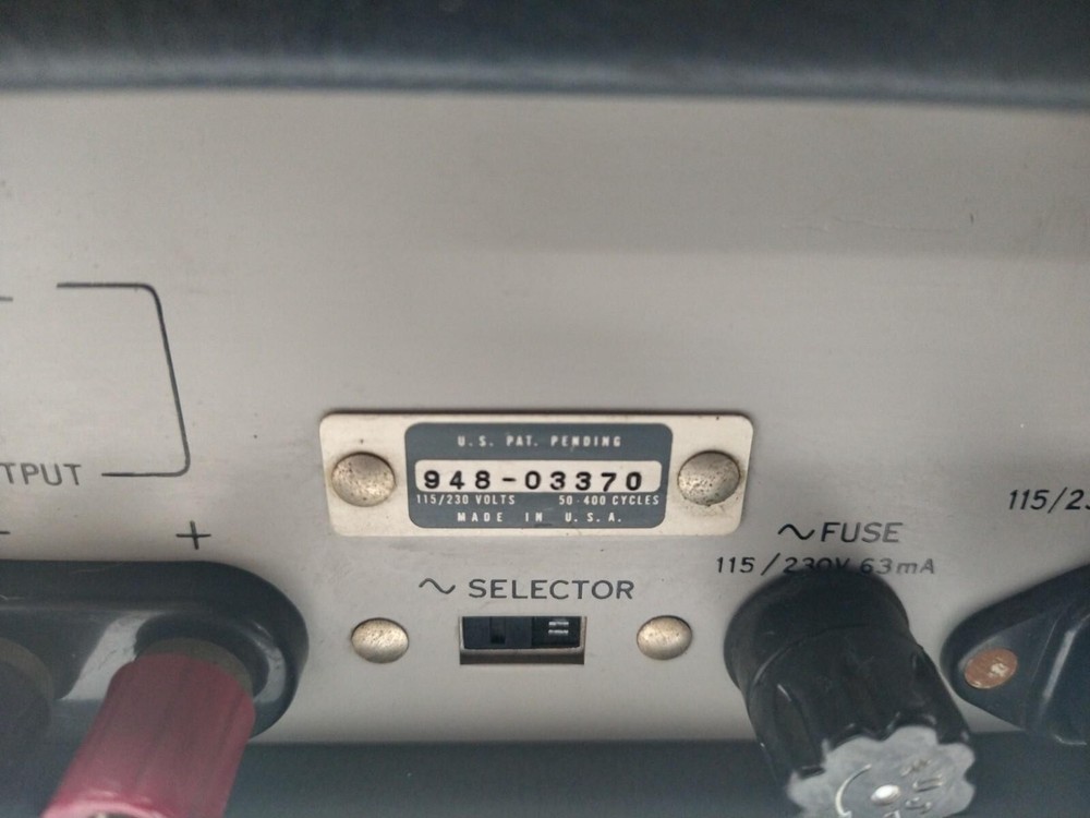 HP Agilent 419A DC Null Voltmeter Hewlett Packard Analog Meter 948-03370