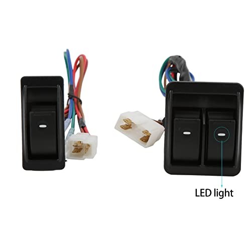 Universal Car Power Window Switch, Easy Install Regulator Kit, 12V Universal