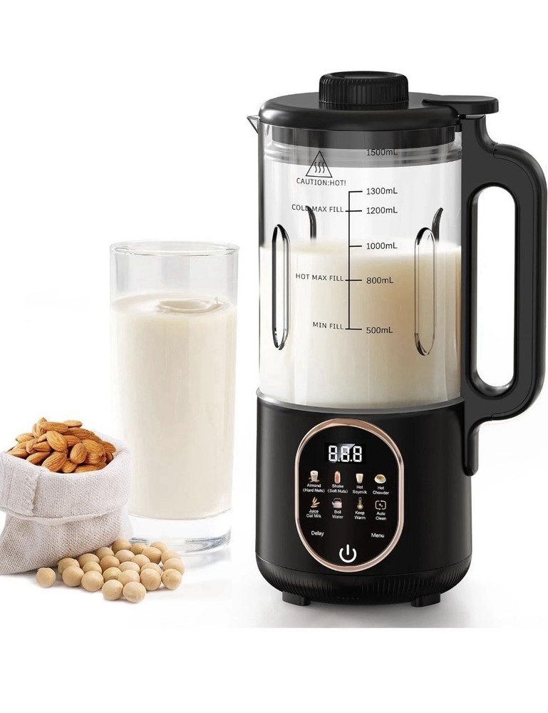 50oz Automatic Nut Milk Maker Almond Milk Machine with Delay Start Keep Warm