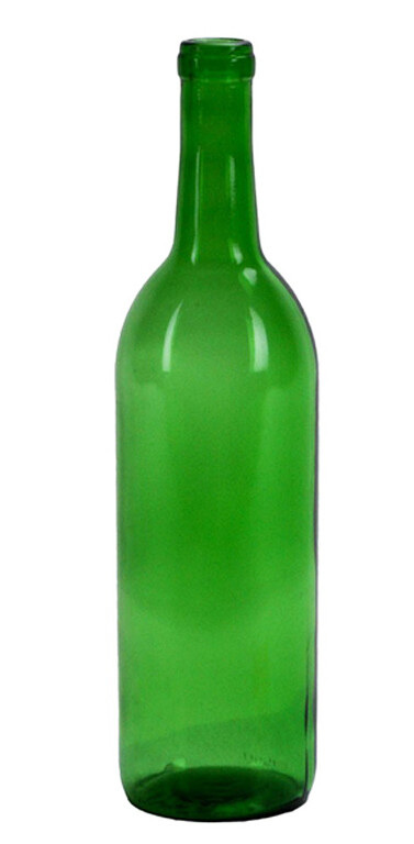 Green Wine Bottles, 750 ml Capacity (Pack of 12)