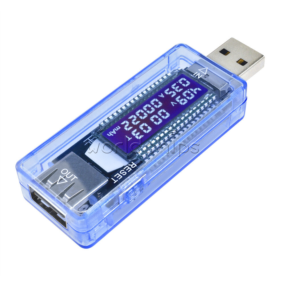 USB Charger Doctor Capacity Tester LCD Display Current Voltage Detector Meter