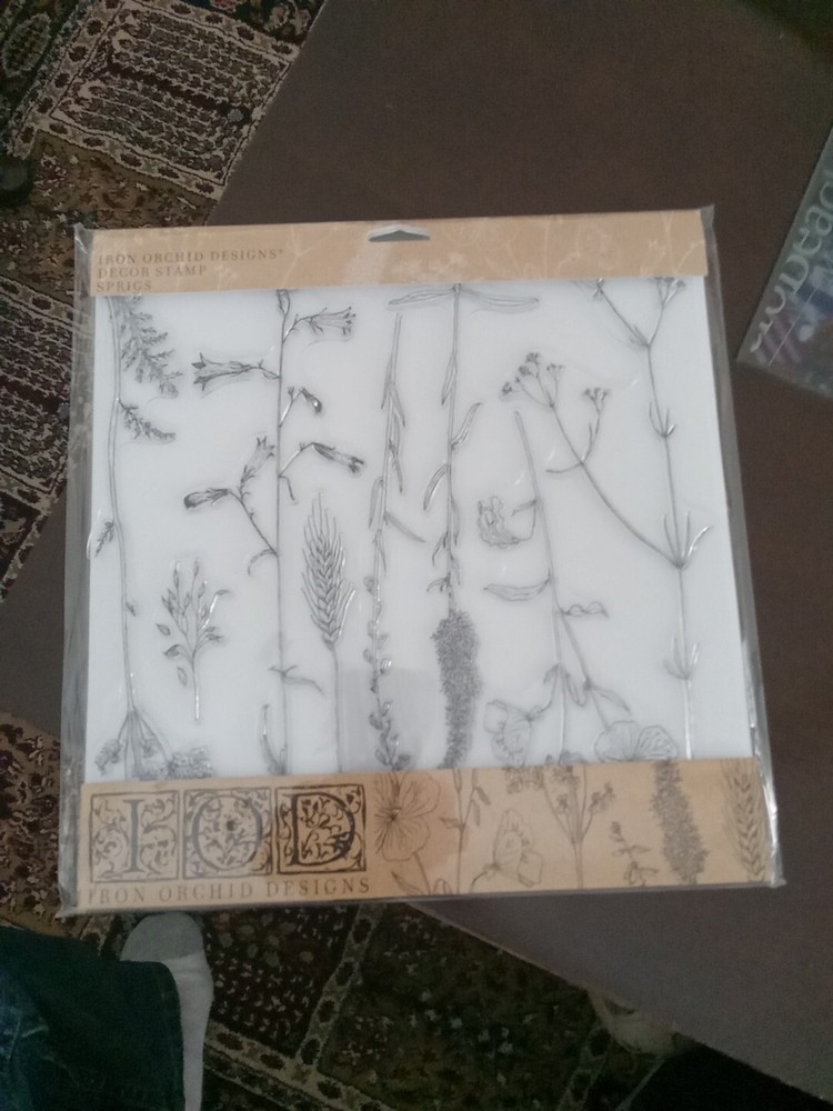 New IOD Decor "Sprigs" Stamp