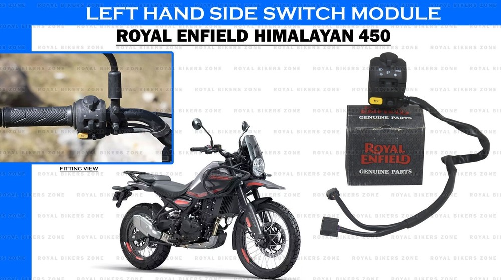 Royal Enfield "Left Hand Side Switch Module For New Himalayan 450"