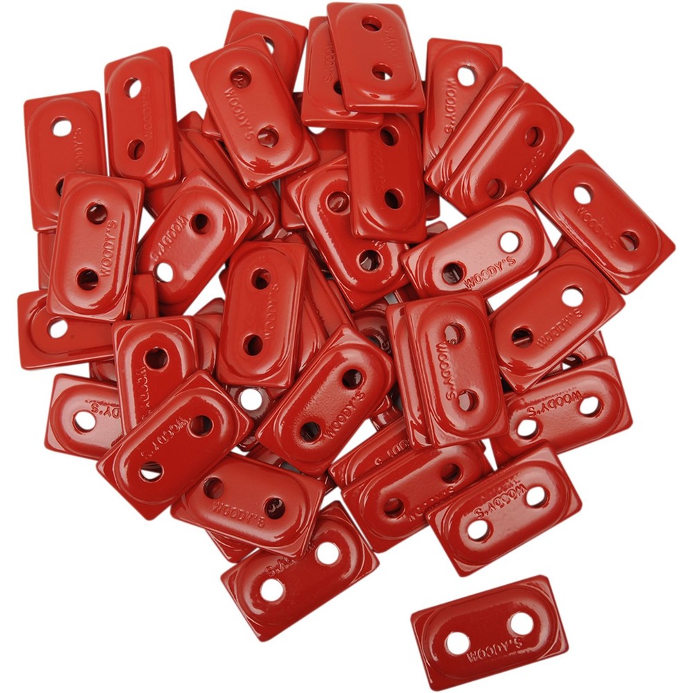 Woodys Double Digger Support Plate Red - 48/Pack ADD2-3790-B