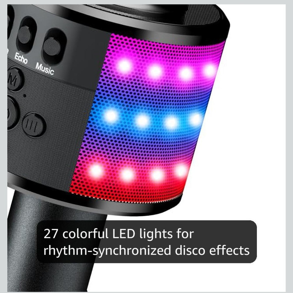 Wireless Karaoke Microphone - Black