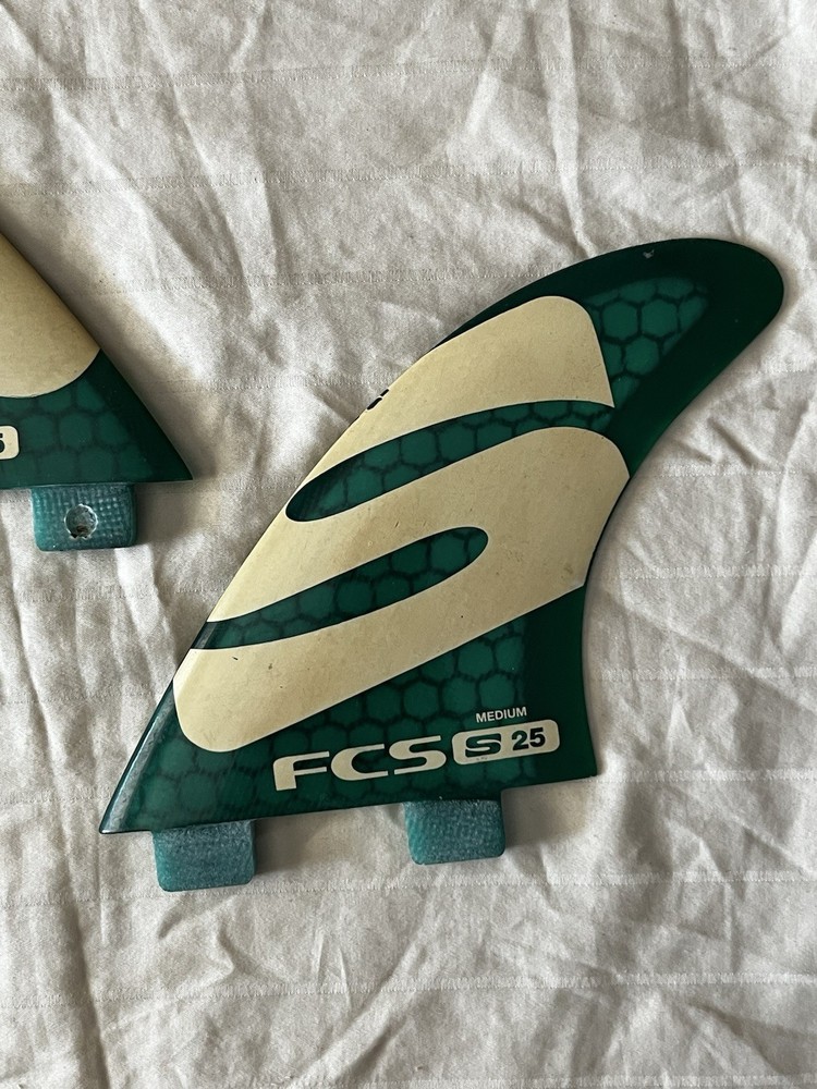 FCS S25 Medium Surfboard Fins Fin Simon Anderson