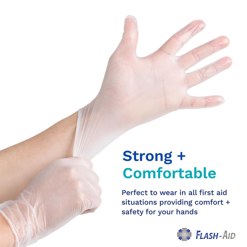 Individually Packaged First Aid Gloves One-Size