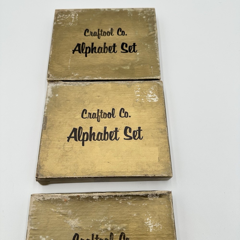 Craftool Company Alphabet Punch Sets 3 1/2” 1/4” E2