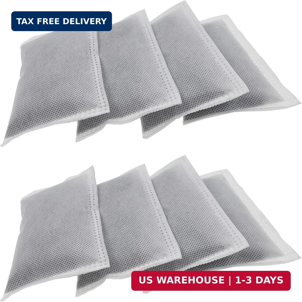 8 Pack Activated Charcoal Odor Absorbing Filter Refill Deodorizer Compatible wit