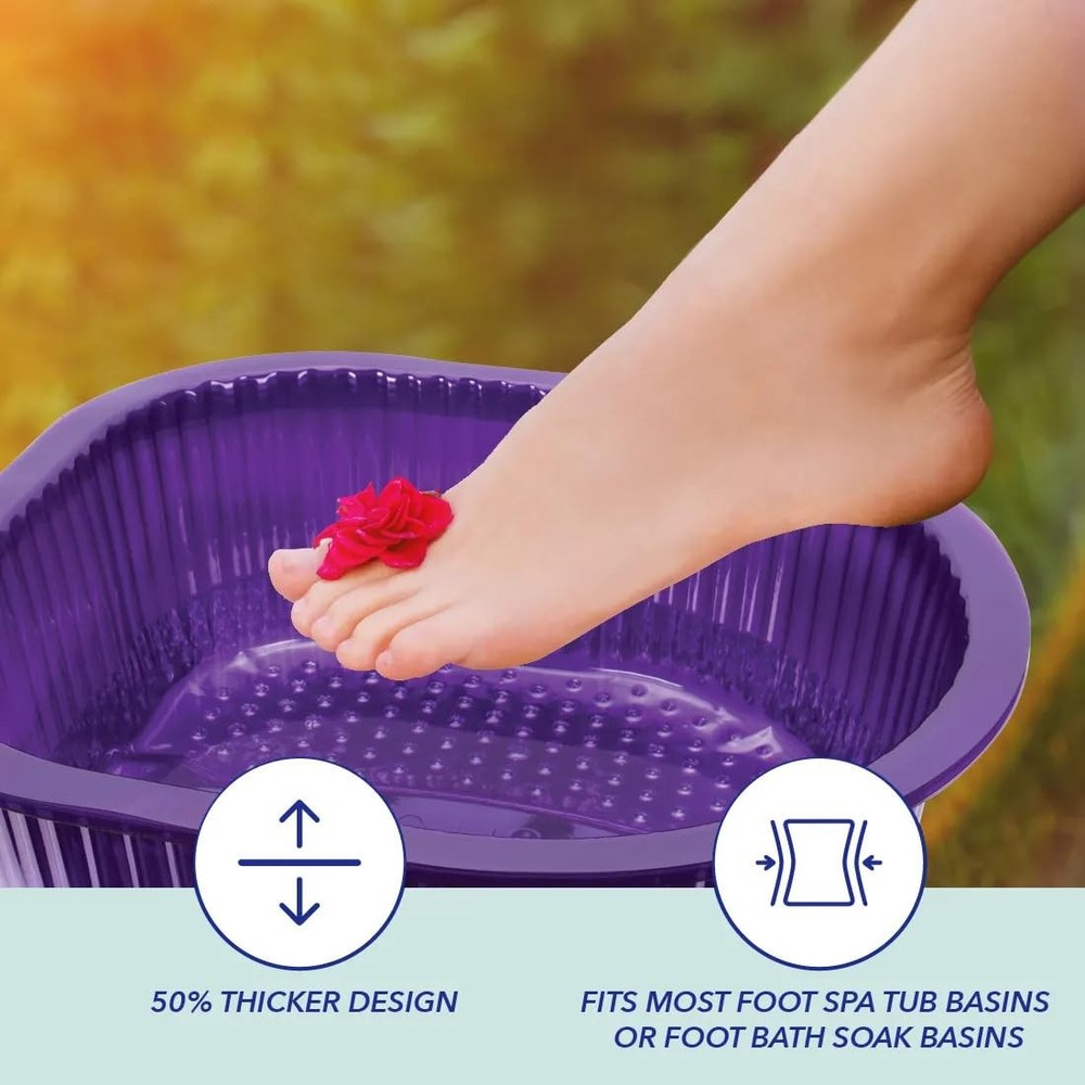 Universal Pedi Bath Liners 50% THICKER Fit Footsie Bath Plus Foot Bath