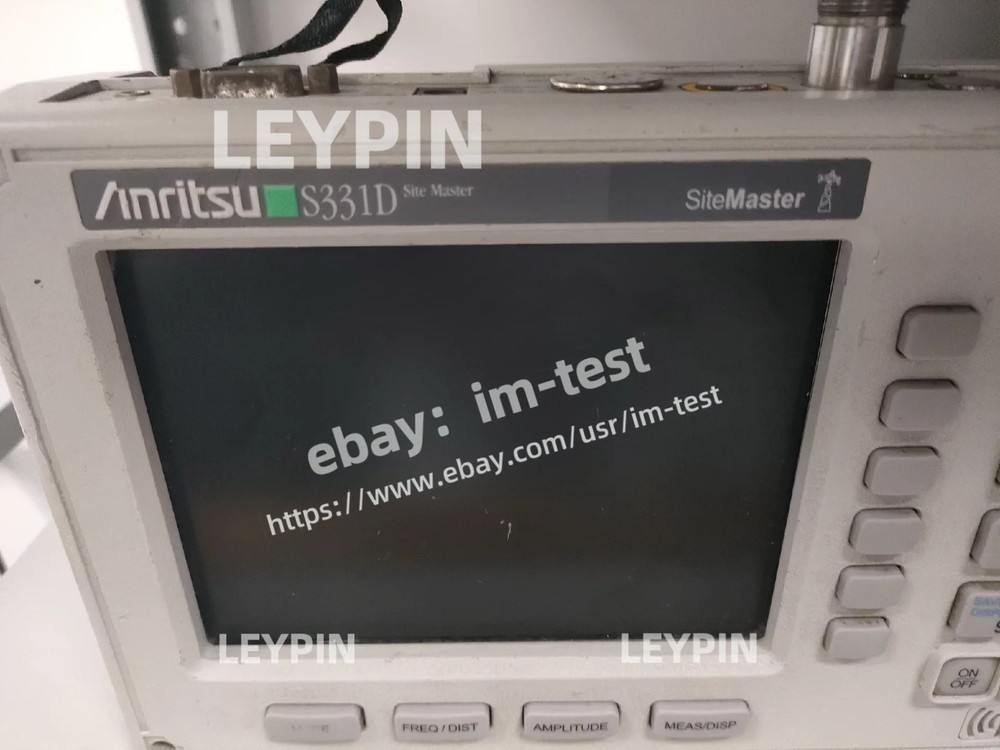 Anritsu S331D Site Master Cable& Antenna Analyzer WITH power adapter,calibration
