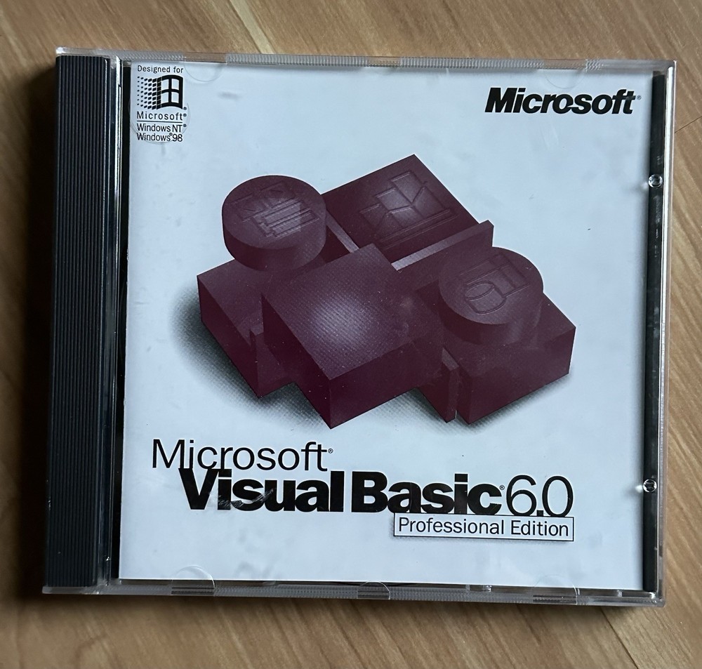 Set of 6 Microsoft Visual Basic Books + VB 6.0 Professional Edition for Windows