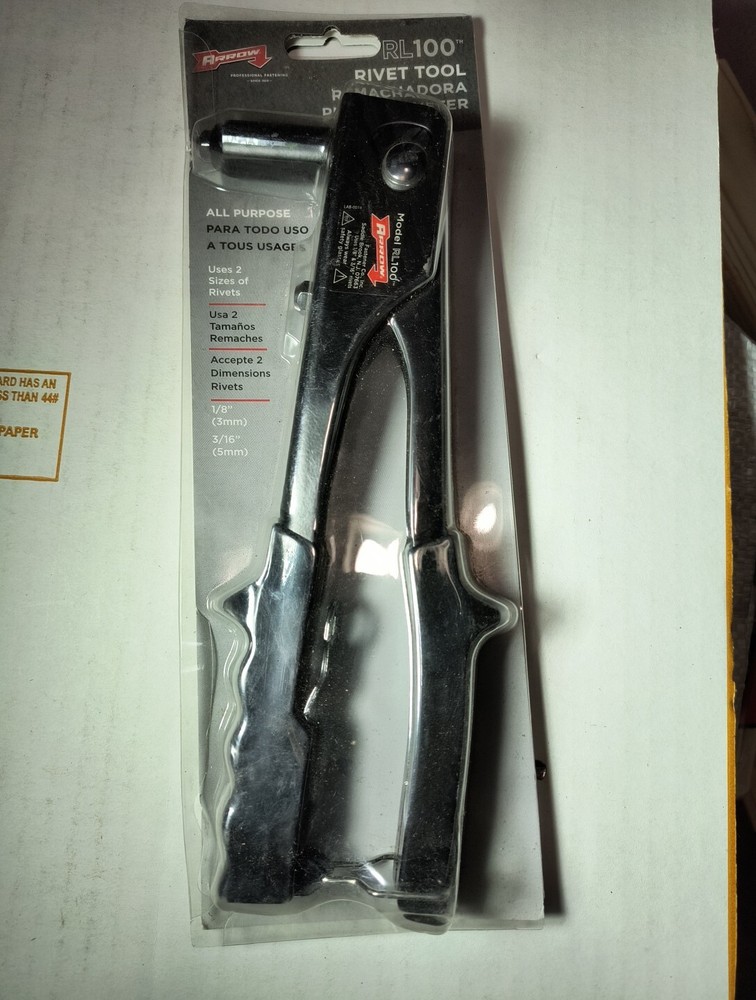 Arrow Fastener Steel Rivet Tool Black 1 pc. (RL 100)