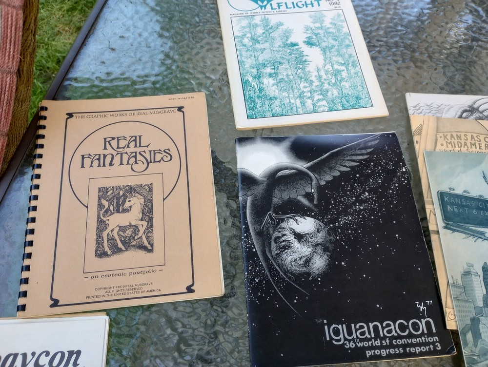 Sci Fi Convention Program Lot. Real Musgrave .Vintage Progress Reports