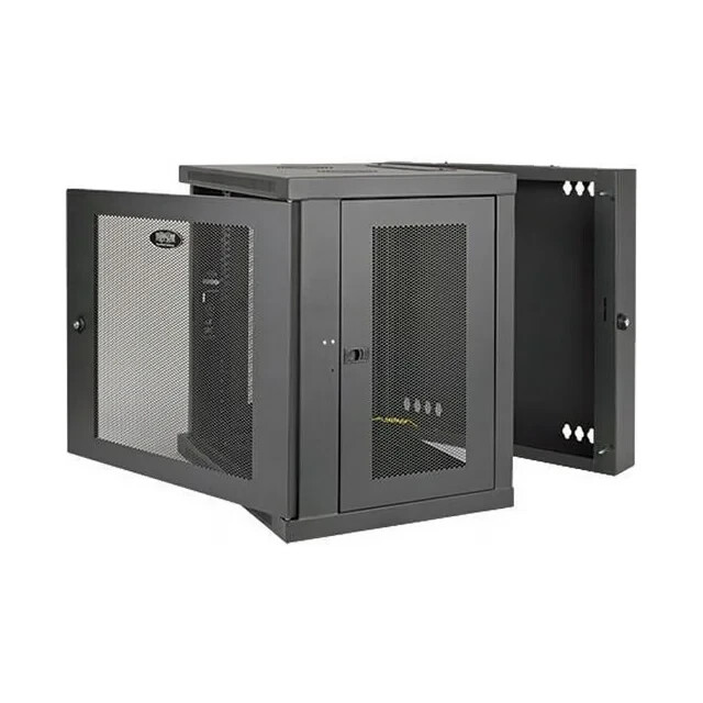 Tripp Lite 12U Wall-Mount Rack Enclosure Cabinet Hinged Back Low-Profile Switch