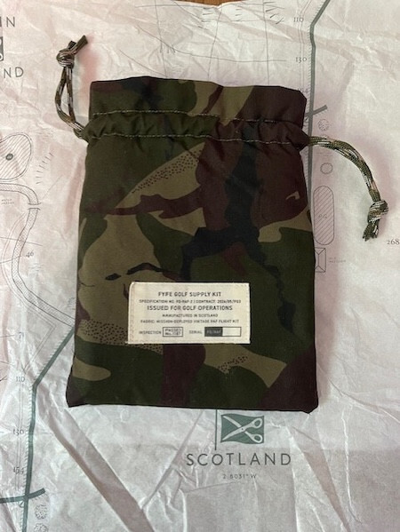 Fyfe Golf - Ltd. Edition 'The Drop Zone' P200 Waxed Camo Drawstring Pouch