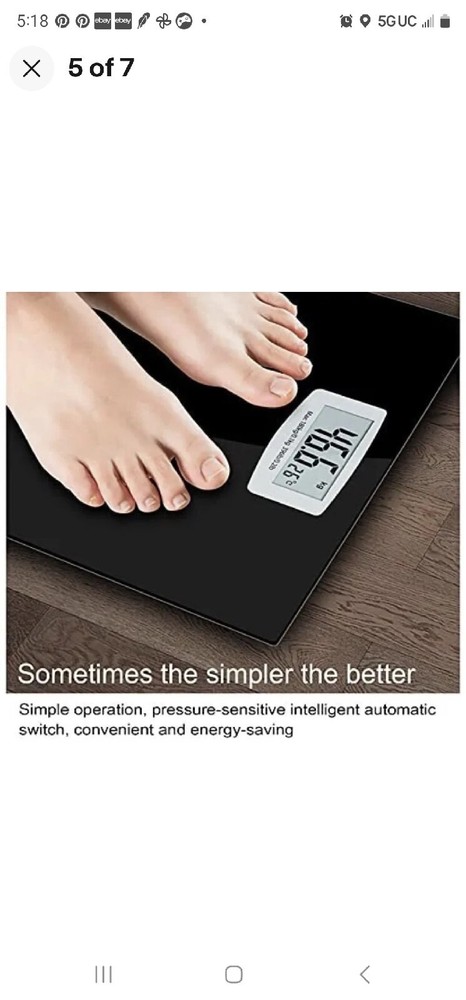 Bucanim Digital Bathroom Scale Model B-BG450