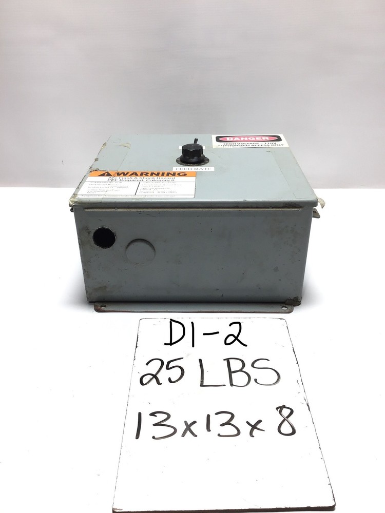 Hoffman Industrial Control Transformer Enclosure Type 12