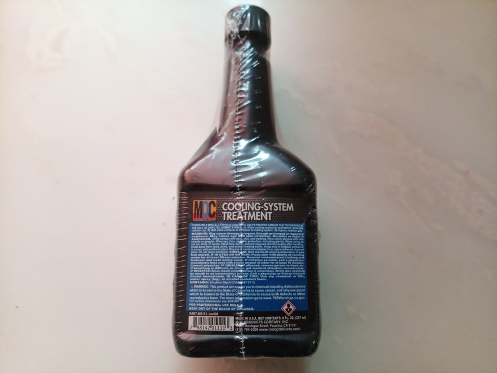 MOC COOLING-SYSTEM FAST FLUSH AND COOLING SYSTEM TREATMENT SET